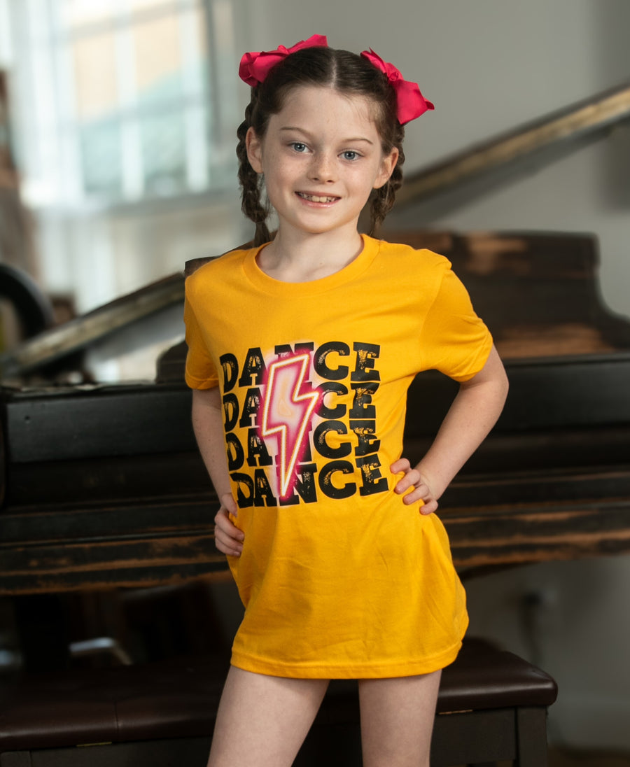 "Dance Dance Dance Dance" Lightning Bella + Canvas Tee