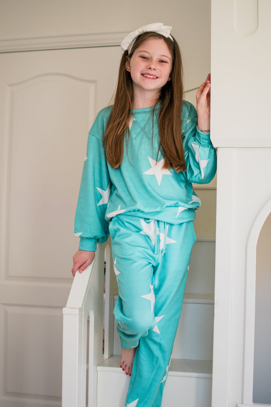 Star Print French Terry Set