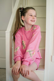 Cheetah Print French Terry Set