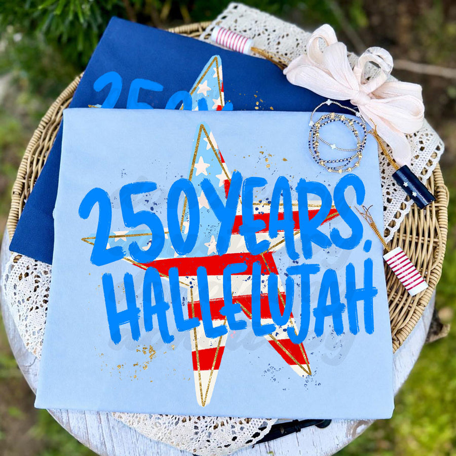 250 Years. Hallelujah Graphic Tee Short Sleeve