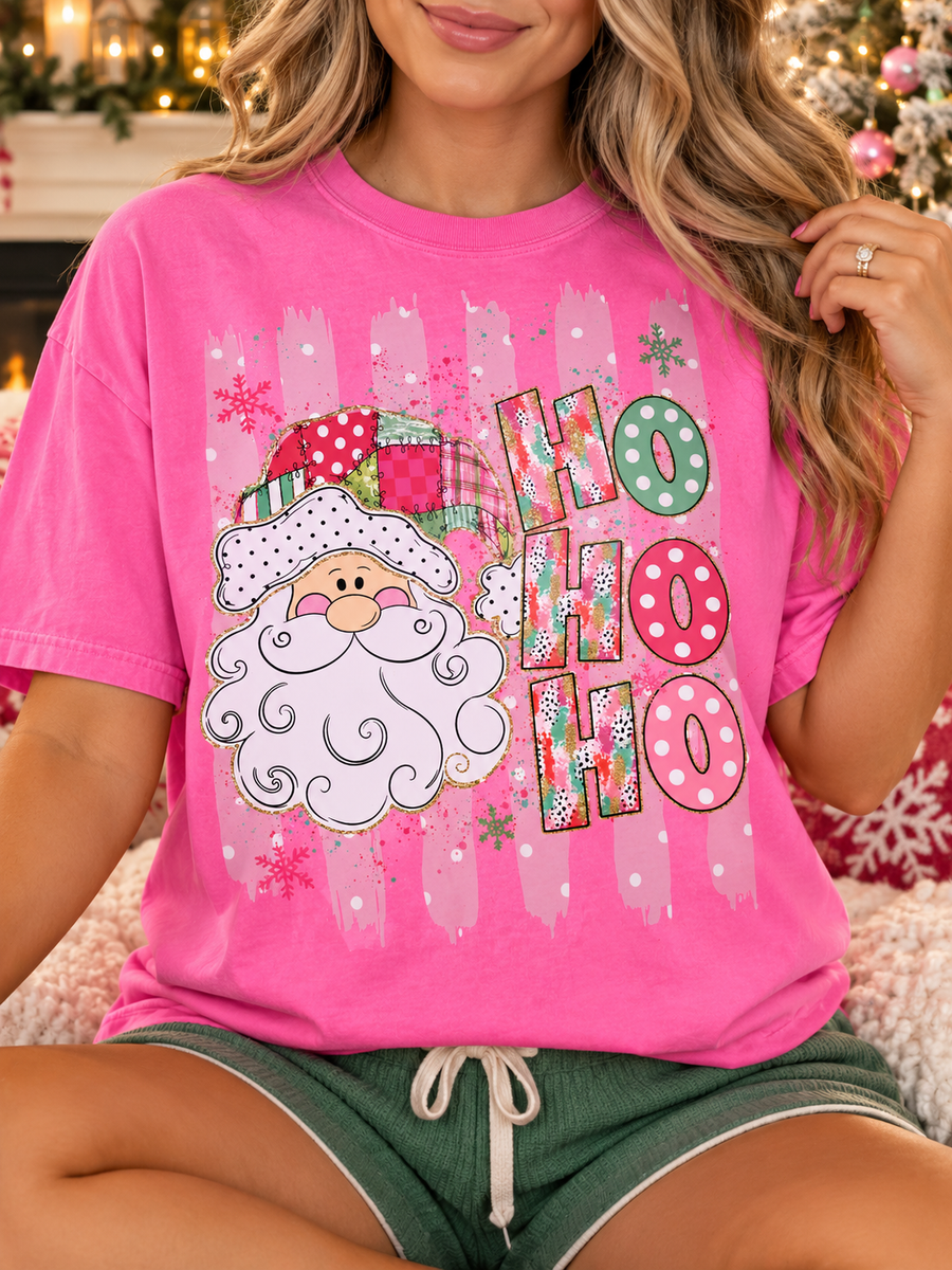 Ho Ho Ho Santa Christmas Tee
