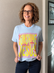 Sunshine and Jesus Graphic Tee Short Sleeve