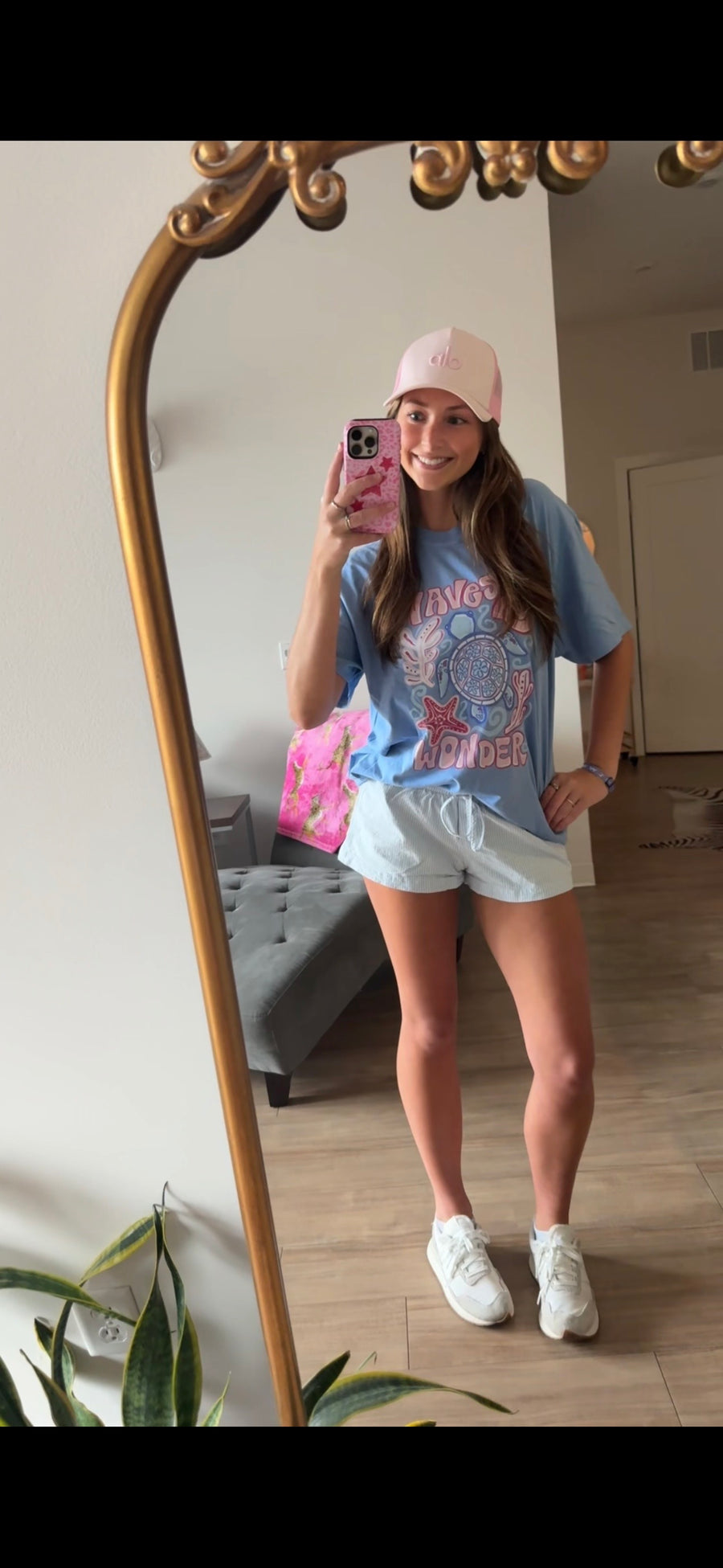 Waves and Wonder Comfort Colors Graphic Tee Short Sleeves
