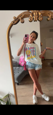 Ice Coffee and Sunshine Graphic Tee Short Sleeve