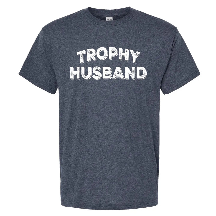 Trophy Husband Graphic Tee with Short Sleeves