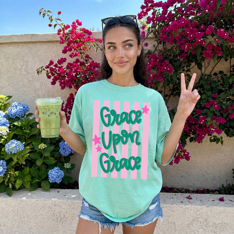 Grace Upon Grace Graphic Tee Short Sleeve