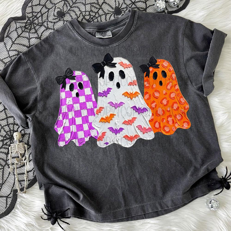 Faux Painted Ghosts graphic tee