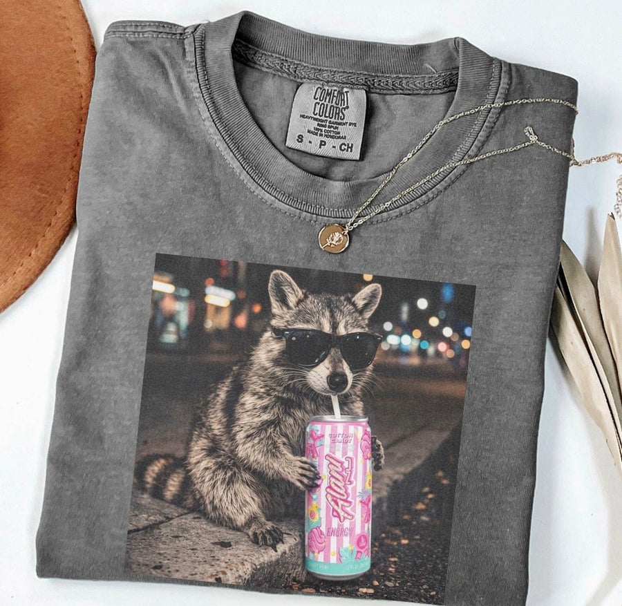 Trash Panda Energy graphic tee