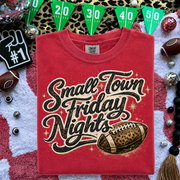Small Town Friday Nights red tee