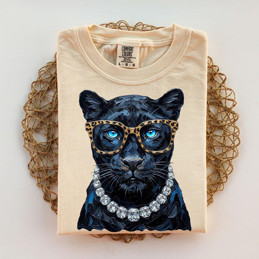 Glam Panther graphic tee