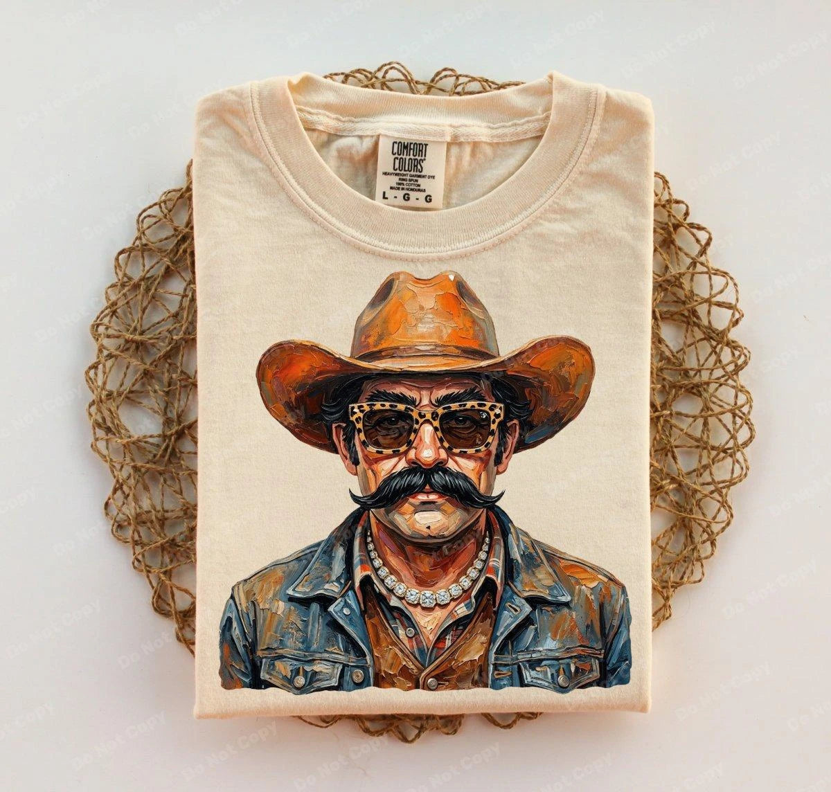 Glam Cowboy graphic tee