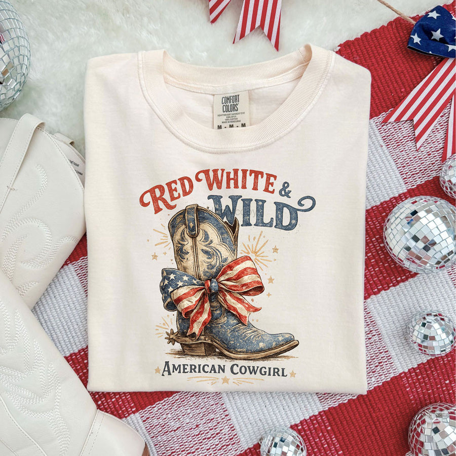 Red White & Wild Graphic Tee Short Sleeve